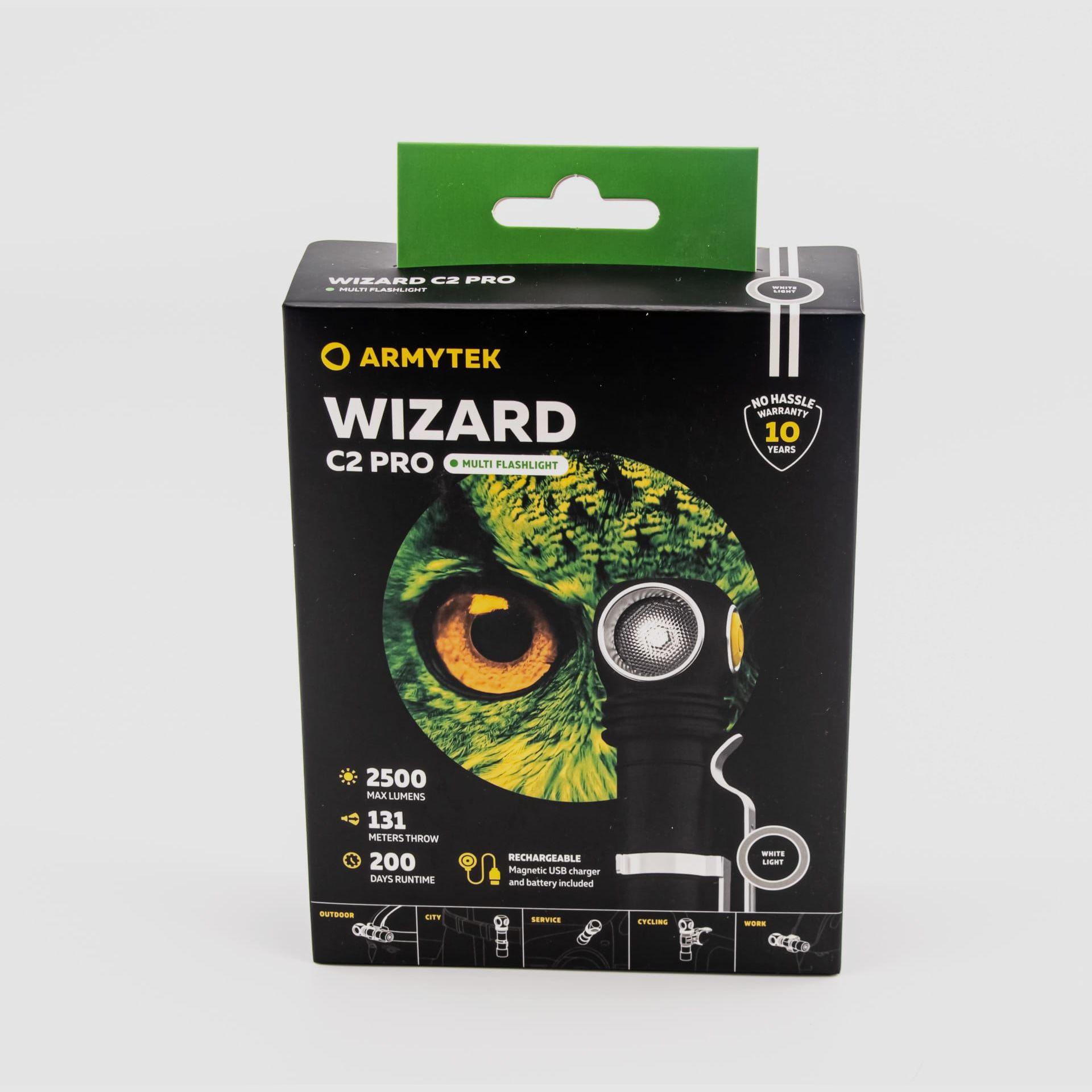 LATARKA CZOŁOWA ARMYTEK WIZARD C2 PRO WARM, zdjęcie 2 z 3