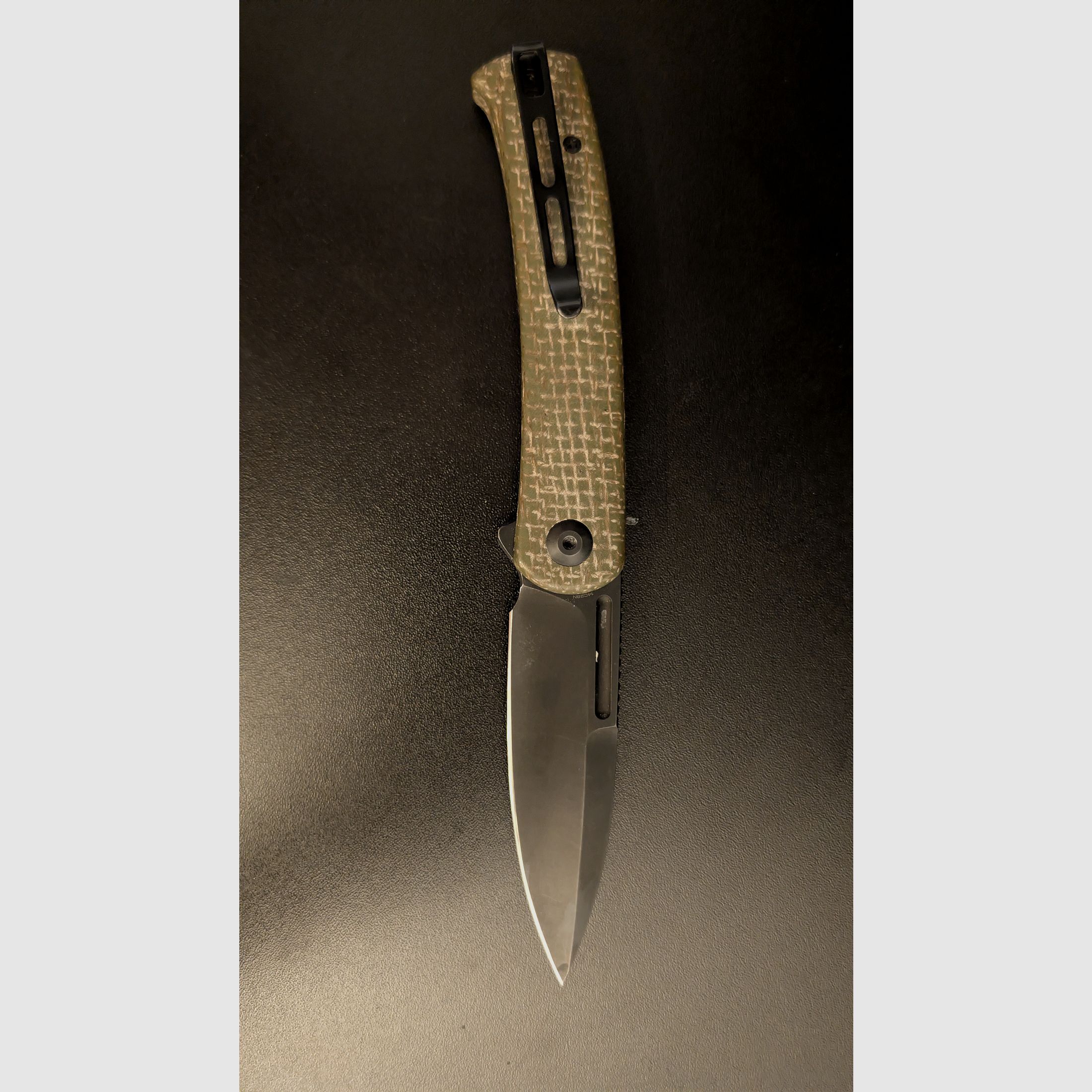 Civivi Cetos folding knife Micarta Stonewash