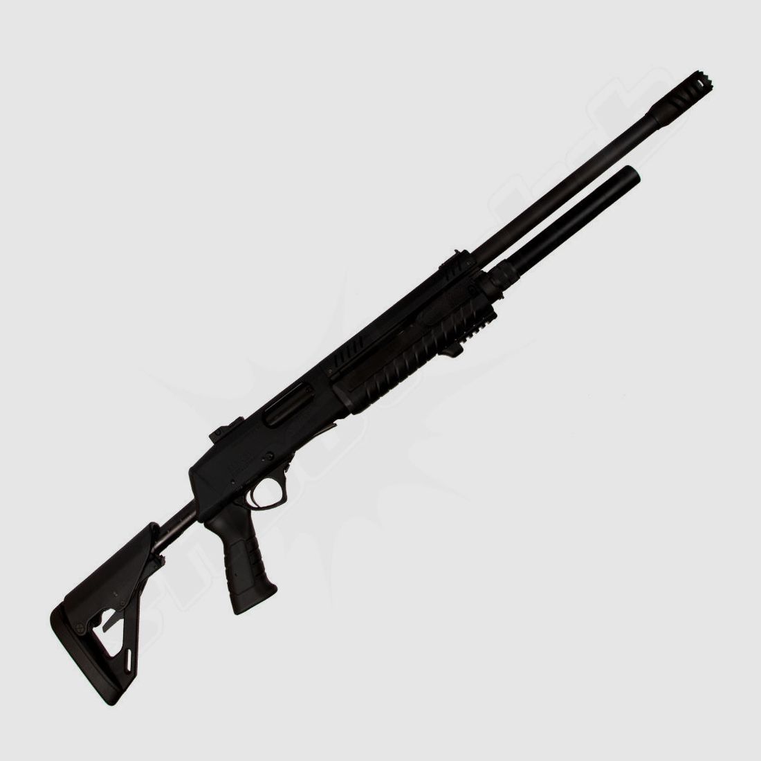 Fabarm STF12 with telescopic stock, blued.