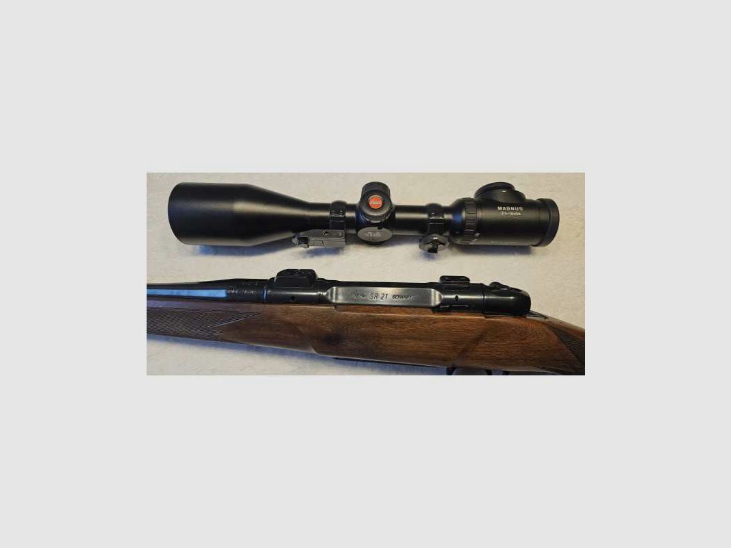 Heym SR21 8x57 IS Classic Repeating Rifle with Leica Magnus