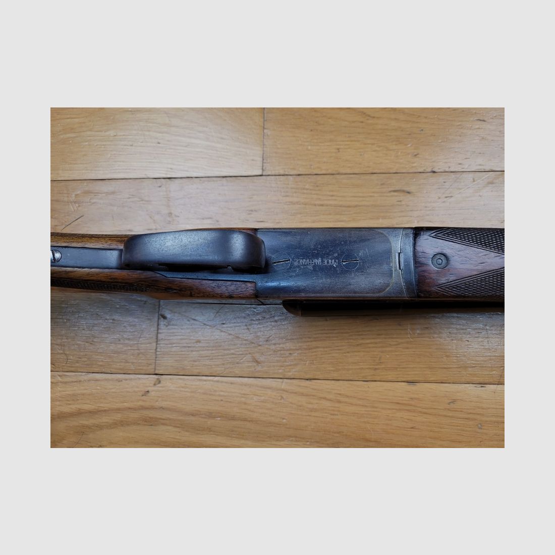 Gutes Gewehr MAC – Manufacture d’Armes de Châtellerault – ca. 1947 – Kal. 16/65 – gut funktionierend – sehr schöne Läufe – In TBE+, Bild 9 von 28