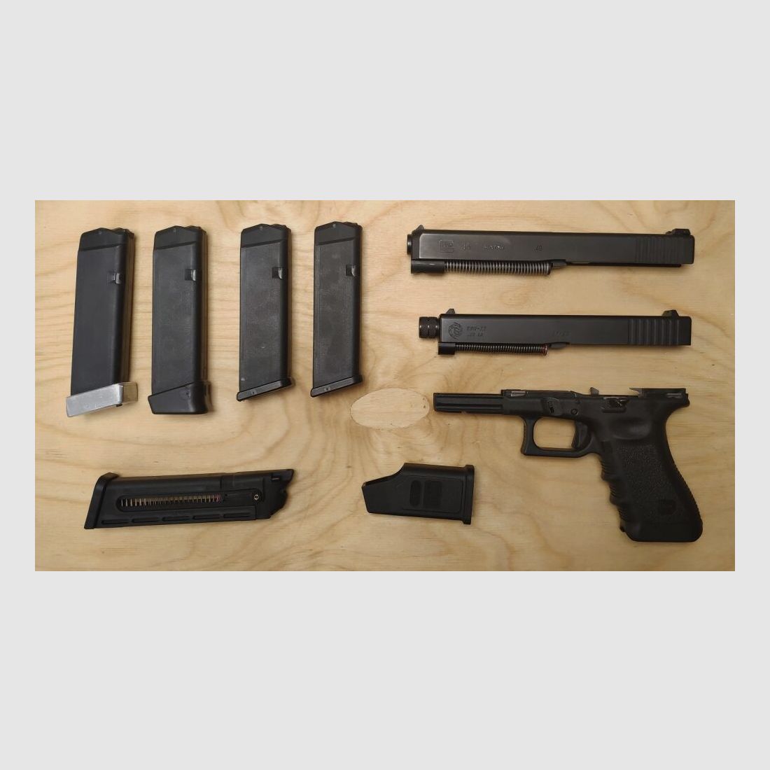 Glock	 35 .40 S&W Pistole + TSG-22 Wechselsystem .22lr
