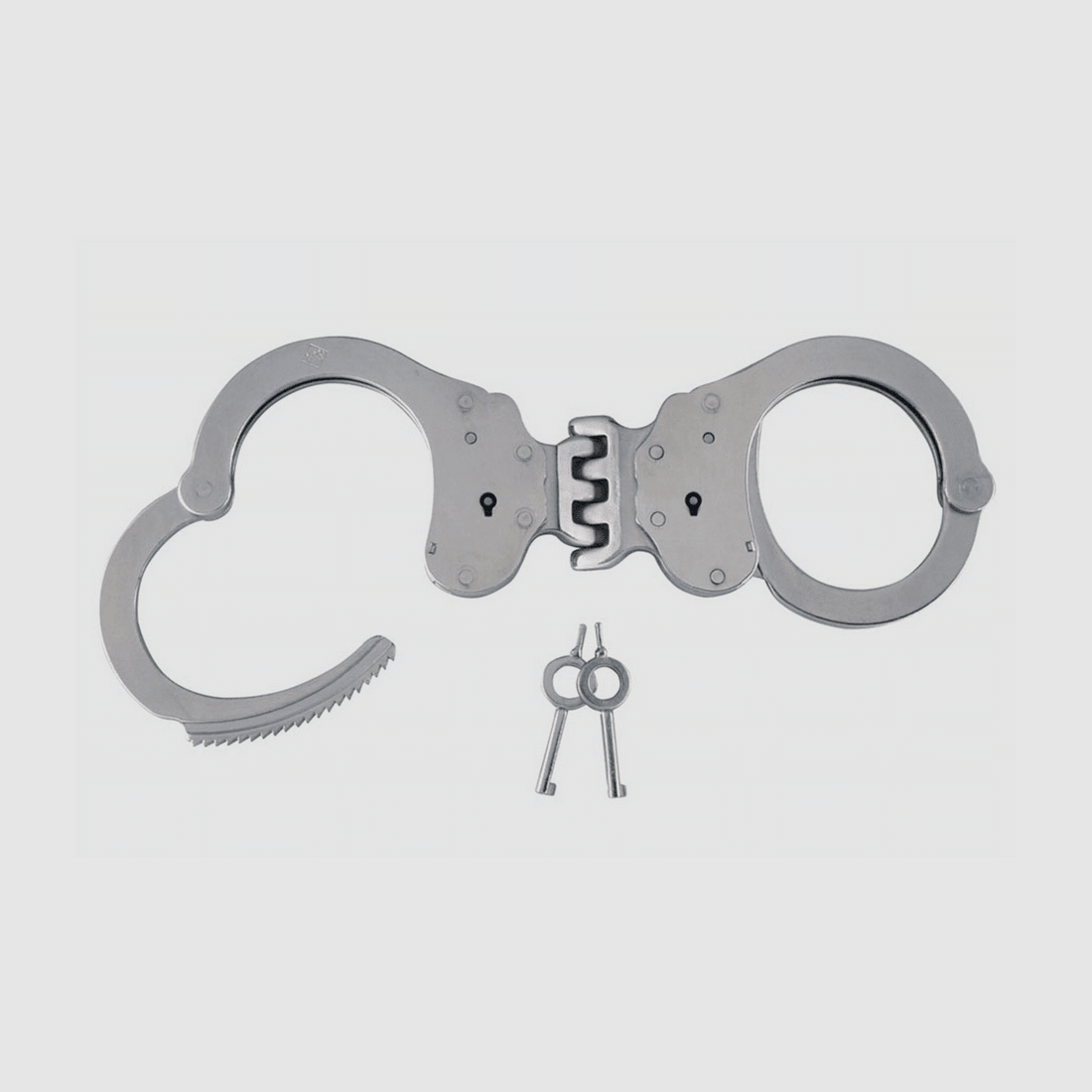 Handschelle Breitscharnier Double Lock inkl. 2 Schlüssel