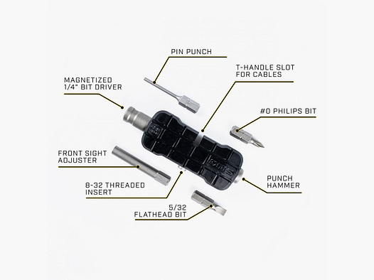Otis 8-en-1 Outil T pour Pistolet Glock