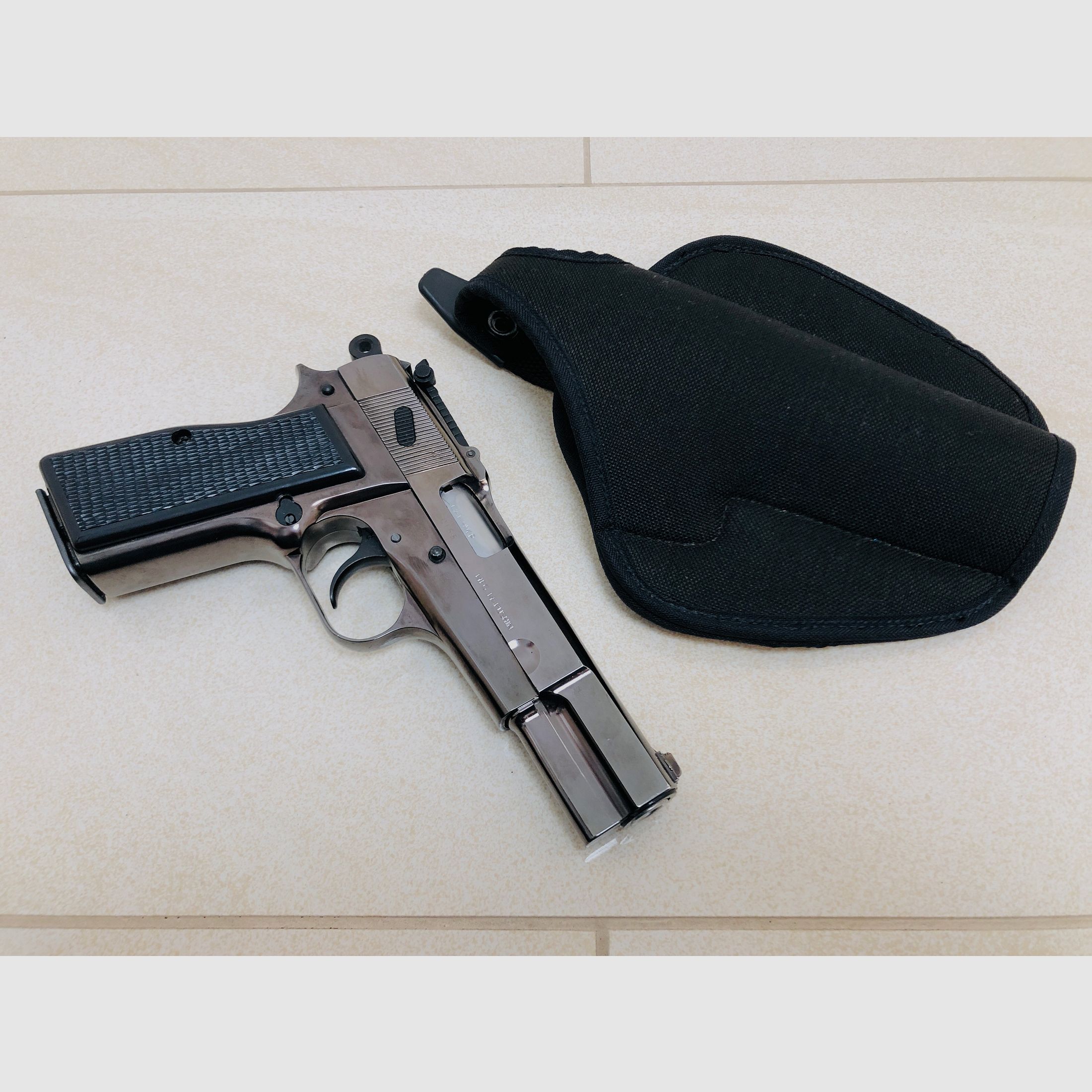 ••• Holster - Lot / 4x Cordura - Pistol holster •••