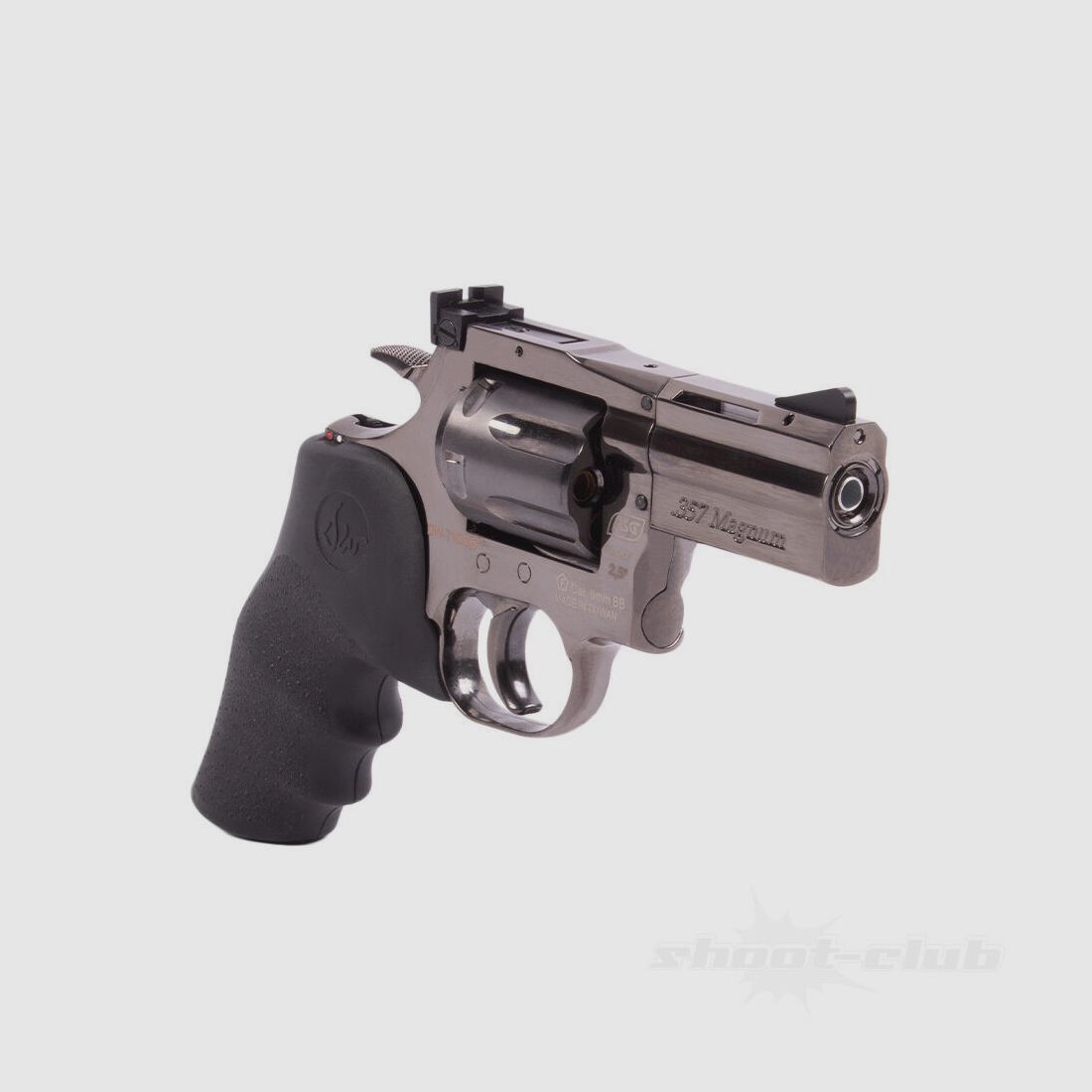 ASG	 Dan Wesson 715 2,5 Zoll Airsof 6mm BB Co2 Steel Grey