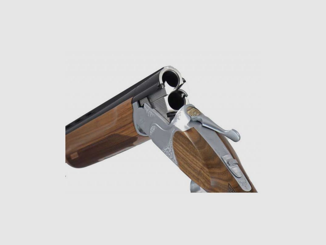 Huglu Victor Sport 76cm fusil superposé argent calibre 12/76