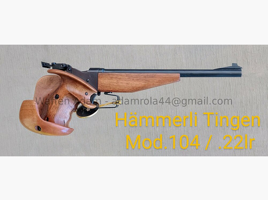 Hämmerli Model 104 Free Pistol