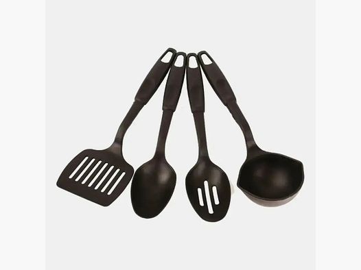Highlander Highlander Cooking Utensils Set black