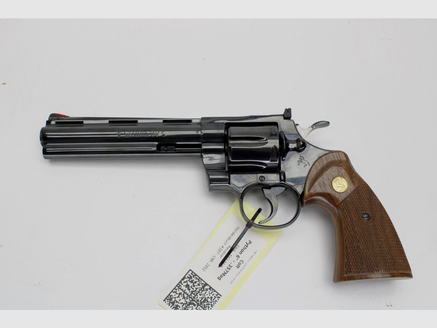 Revolver Colt Python 6" von 1987 .357Mag