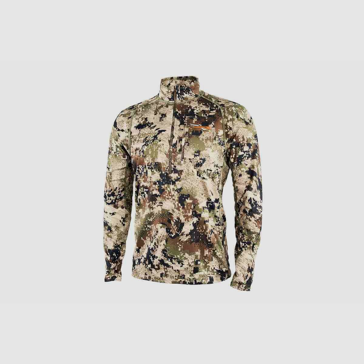Camiseta Sitka Termica Core Midweight con cremallera, imagen 2 de 2