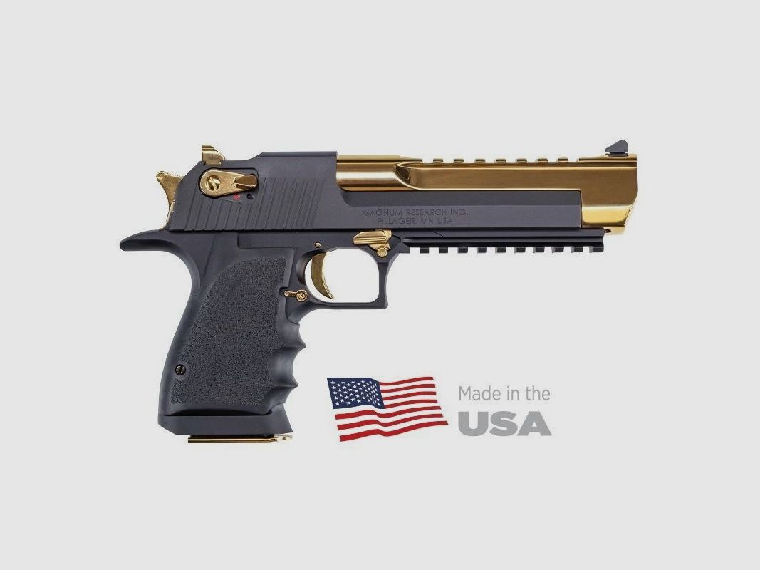 Desert Eagle Black T-Gold L6"