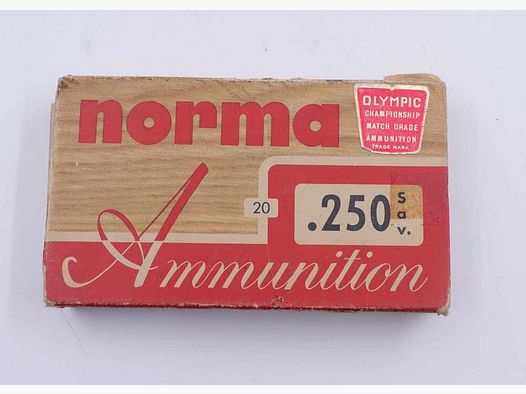 Norma rifle cartridges .250 Savage