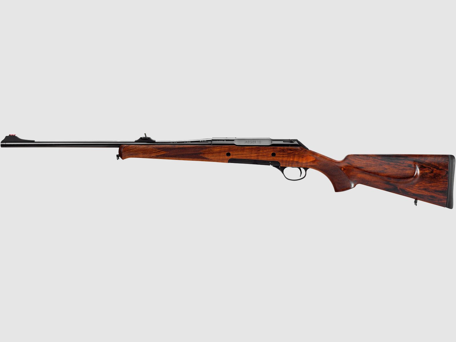 Haenel Jaeger 10 Timber LX mit abnehmbarer Visierung, mit Mündungsgewinde M15x1, Kal. 6,5x55