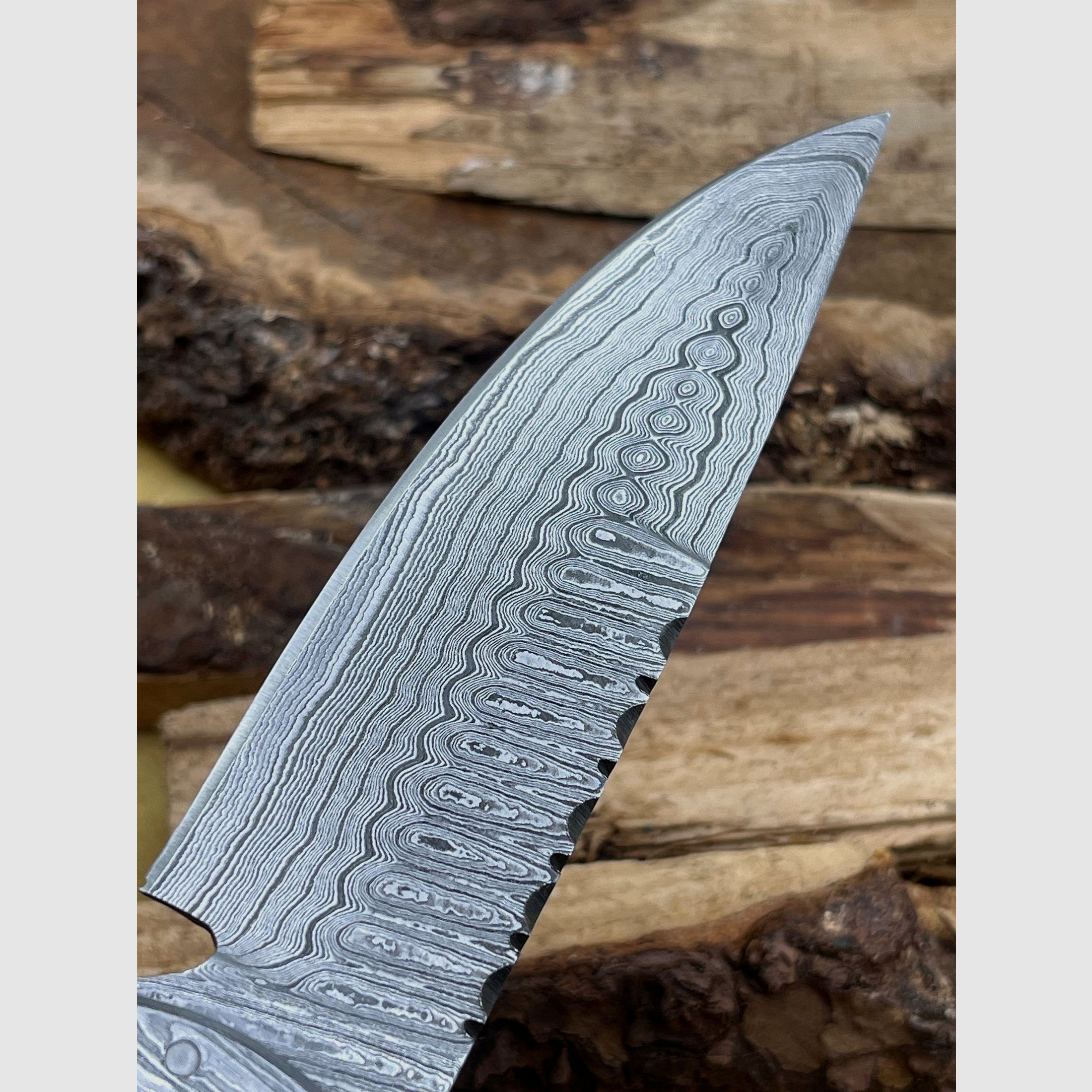 Jagdmesser Damaststahl 