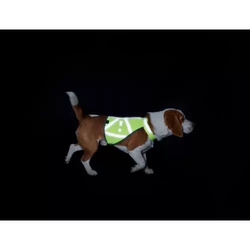 Hunter reflecterend geel/nylon vest, afbeelding 2 van 4