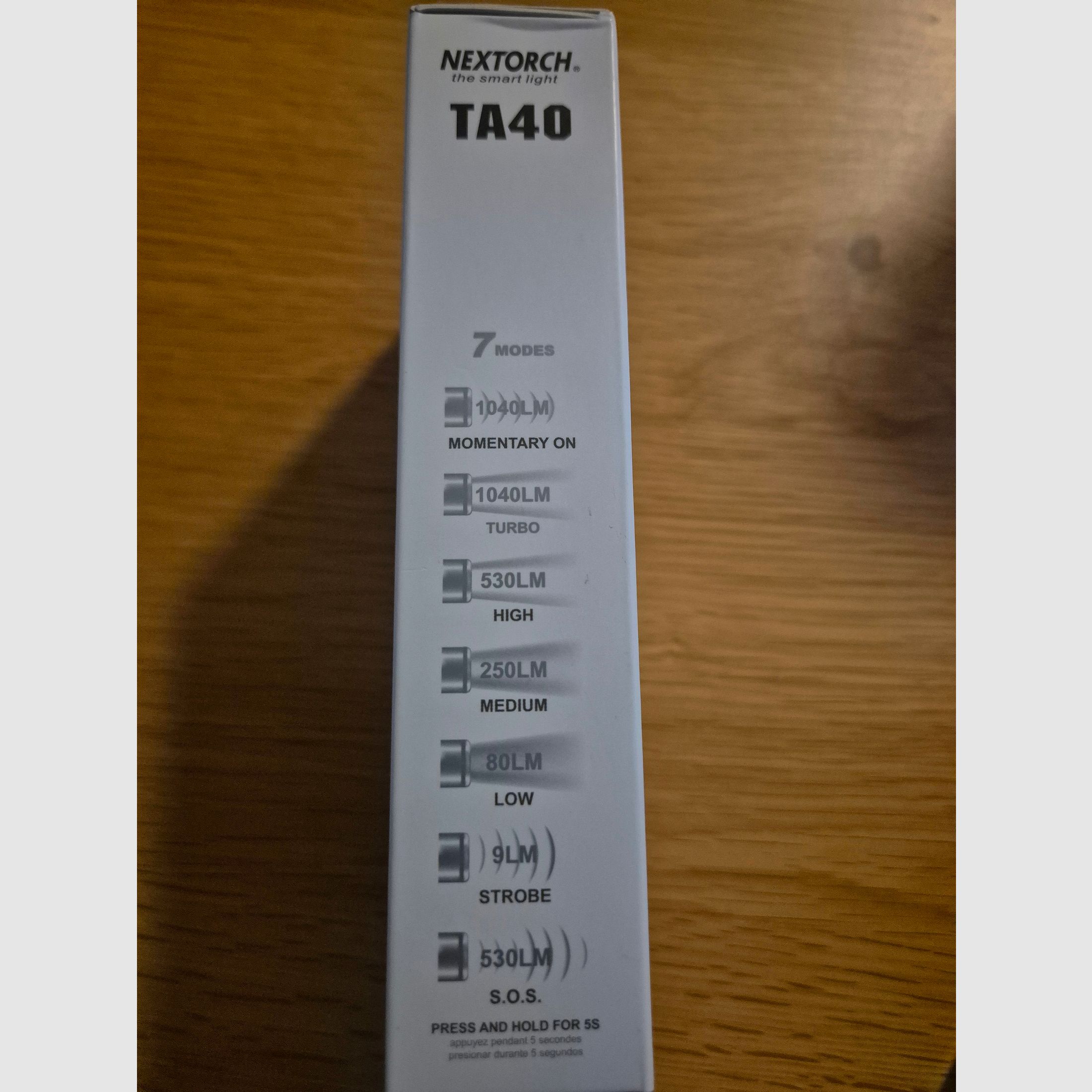 Nextorch TA40, Lampe de poche tactique