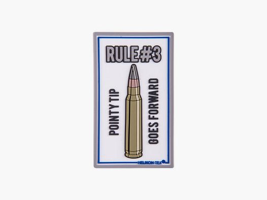 Emblemat HELIKON Rule#3 - PVC Biały (OD-RL3-RB-20)