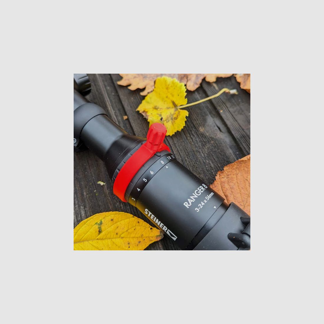 Para Steiner Ranger 8: Palanca de ajuste rápido del visor para la configuración de aumento