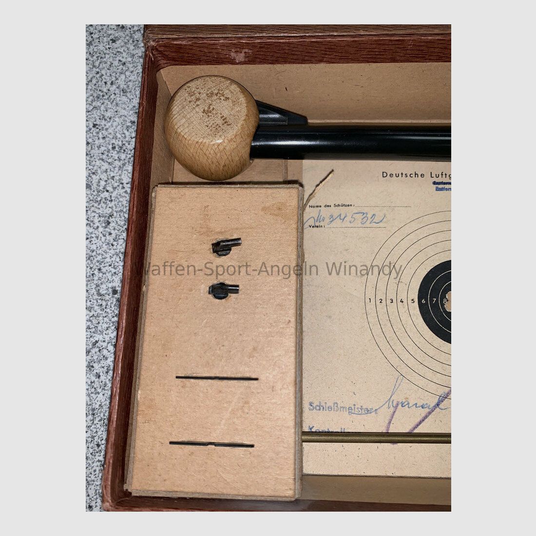 WALTHER	 Mod 53 # 034532 Sammlerstück 4,5mm Baujahr 1959