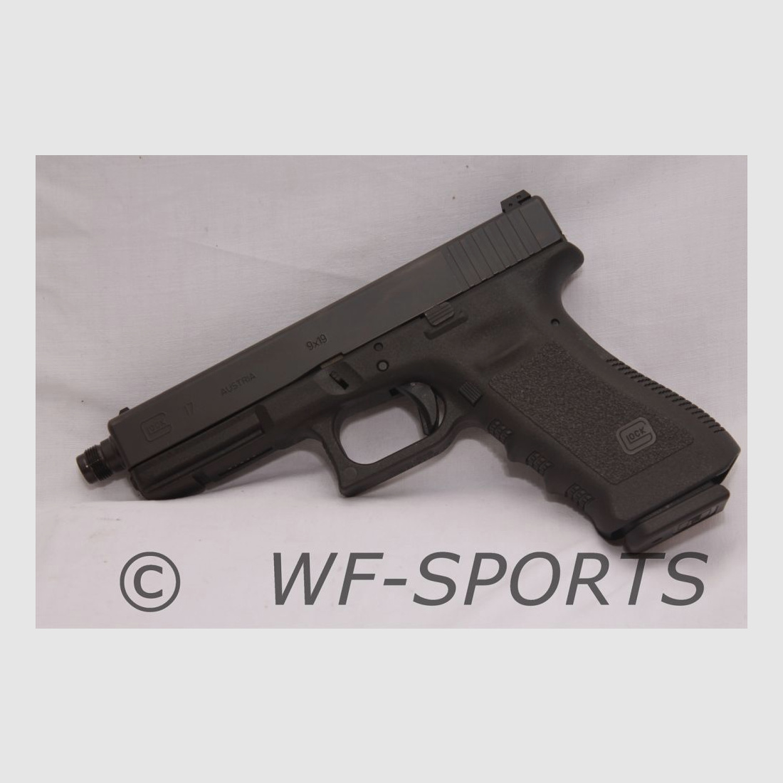 GLOCK Glock 17 Gen3, modello per le autorità, con canna Glock originale, M13,5x1 sinistra