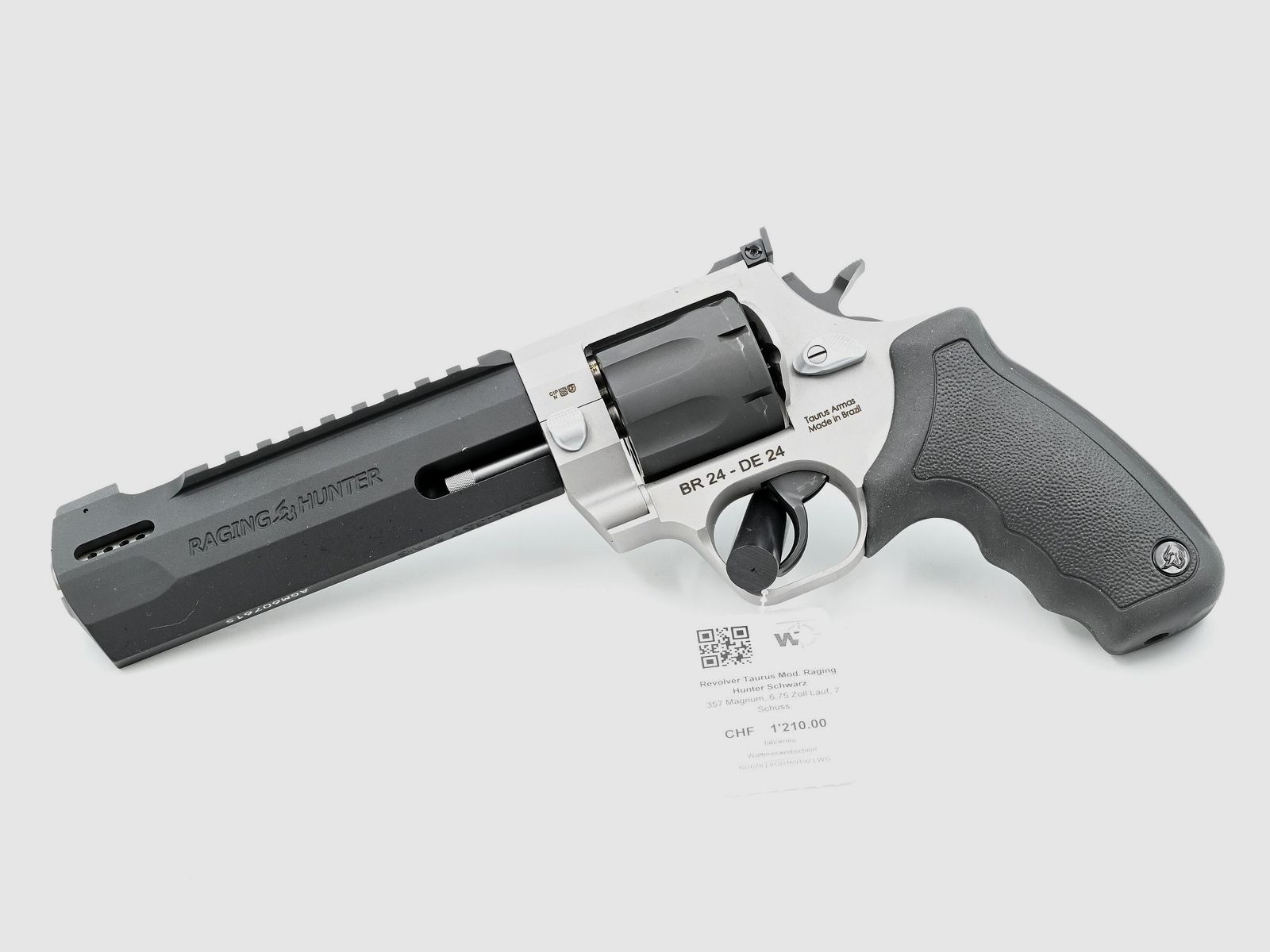 Revolver Taurus Raging Hunter, 2 Tone, .357 Magnum, 6.75″ Lauf, 7 Schuss, Bild 1 von 2