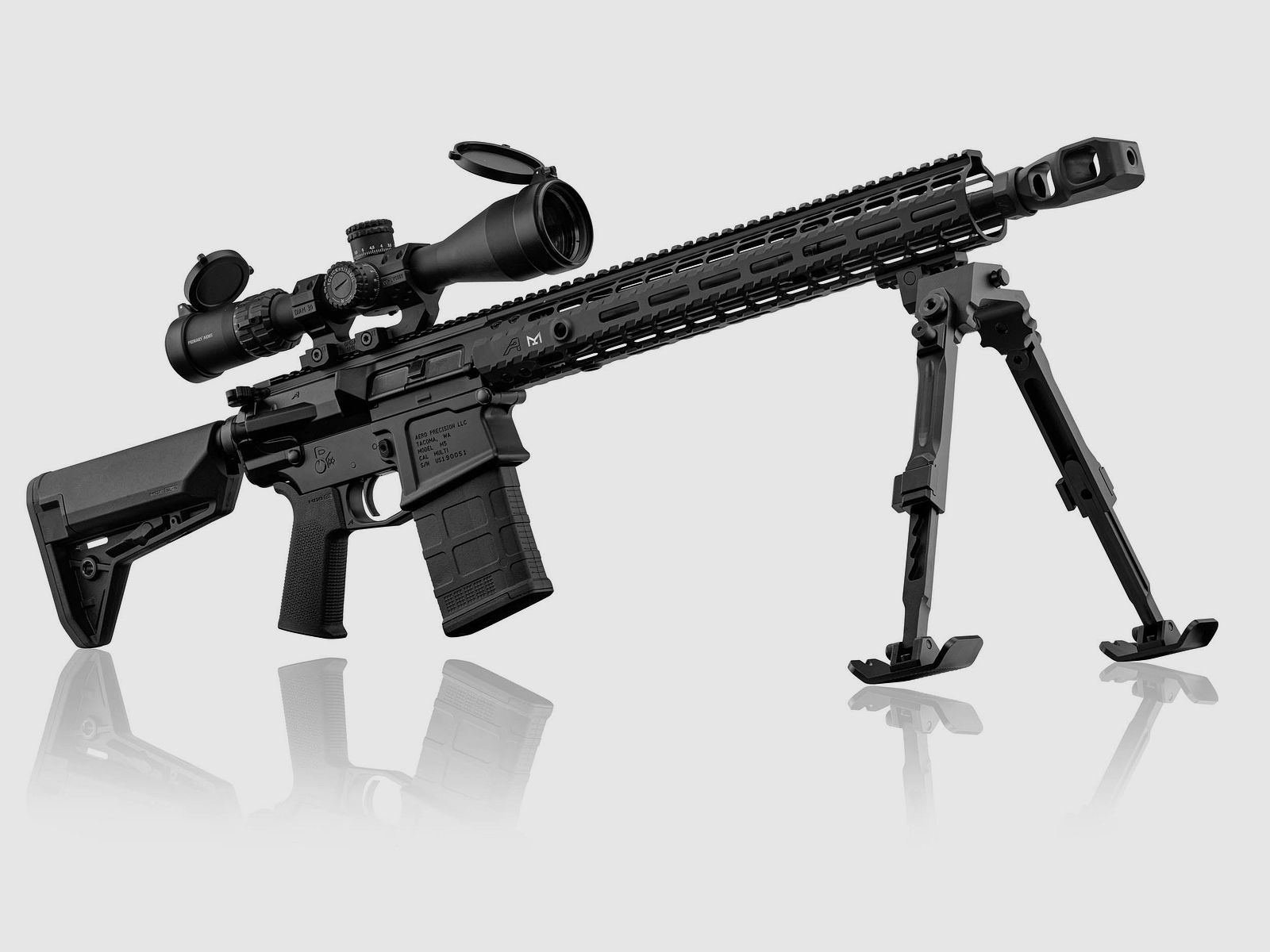 Pack Carabine semi-automatique AR10 Aero Precision M5E1, image 3 sur 14