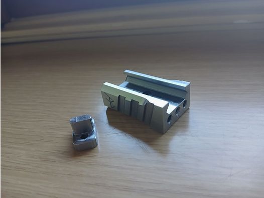Peso de carrera para armas cortas. Personalizado.