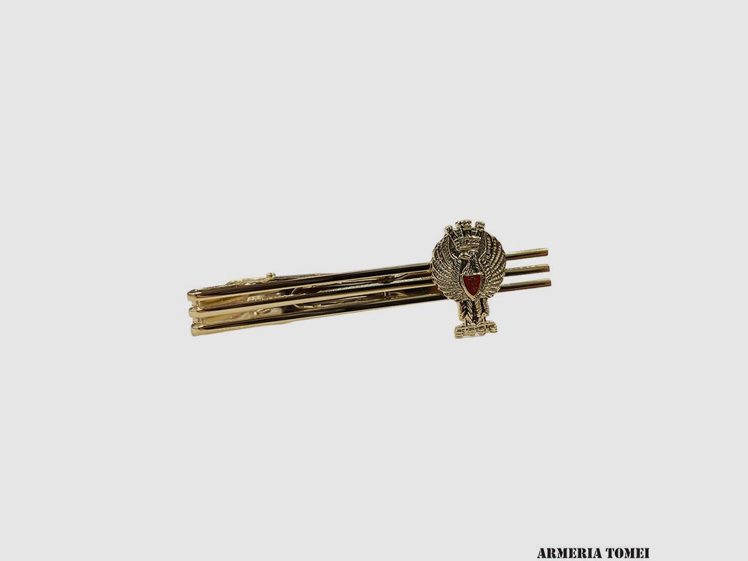 FERMA CRAVATTA POLIZIA DI STATO ORO, image 1 of 2