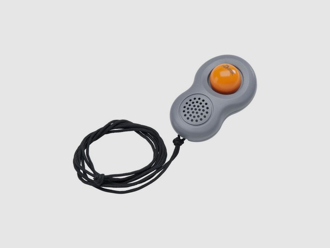 Hunter Clicker mit Umhängeband und Fingerschlaufe