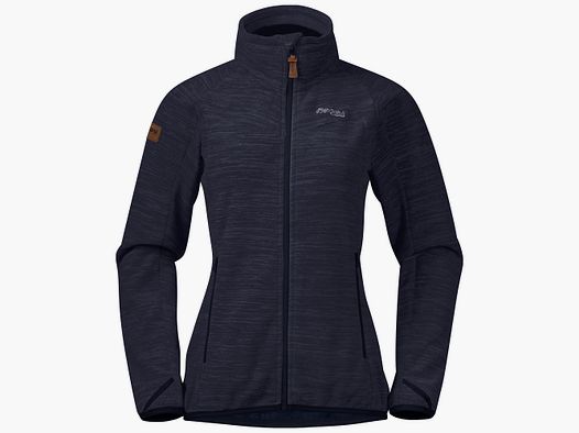 Bergans Hareid Fleece Jacket NoHood Women Dark Navy M