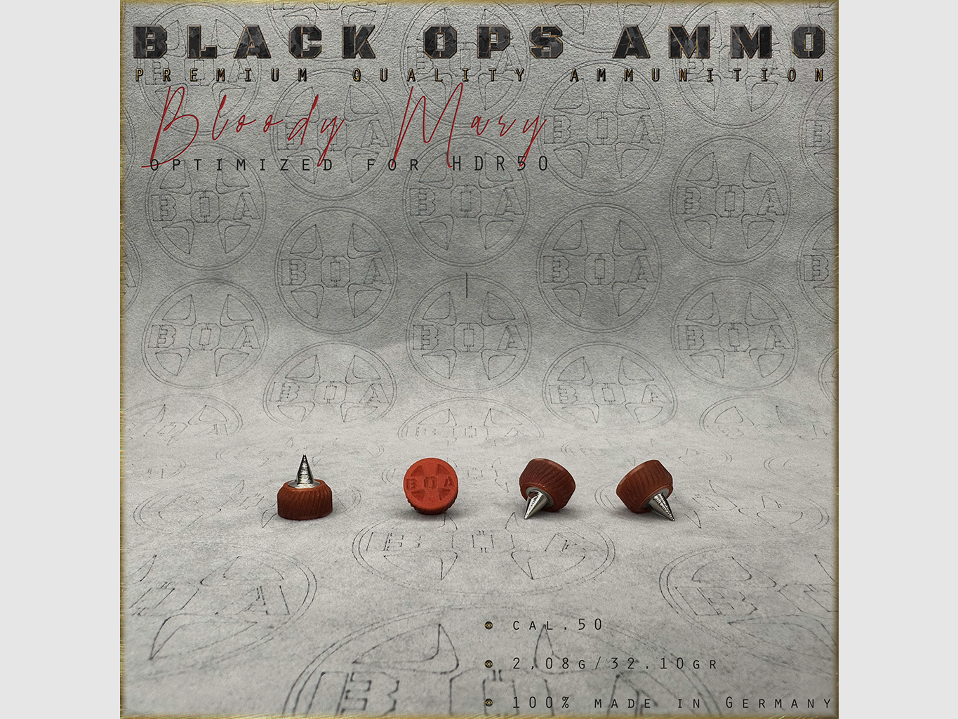 18x + 2 Krwawa Mary BLACK OPS AMMO HDR 50 kal.50 Municja T4E Umarex HDR50 TR50, zdjęcie 3 z 4