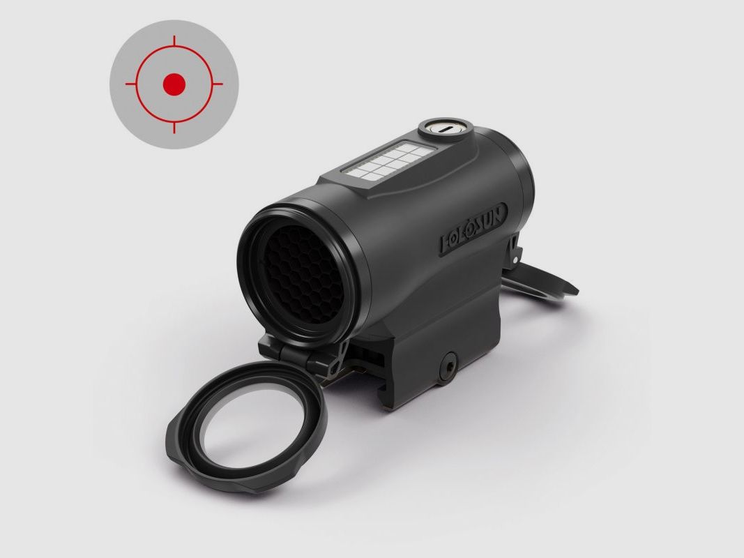 Holosun Reflexvisier HE530C-RD mit rotem Wechselabsehen: 2MOA Dot & 65MOA Circledot, Bild 3 von 6