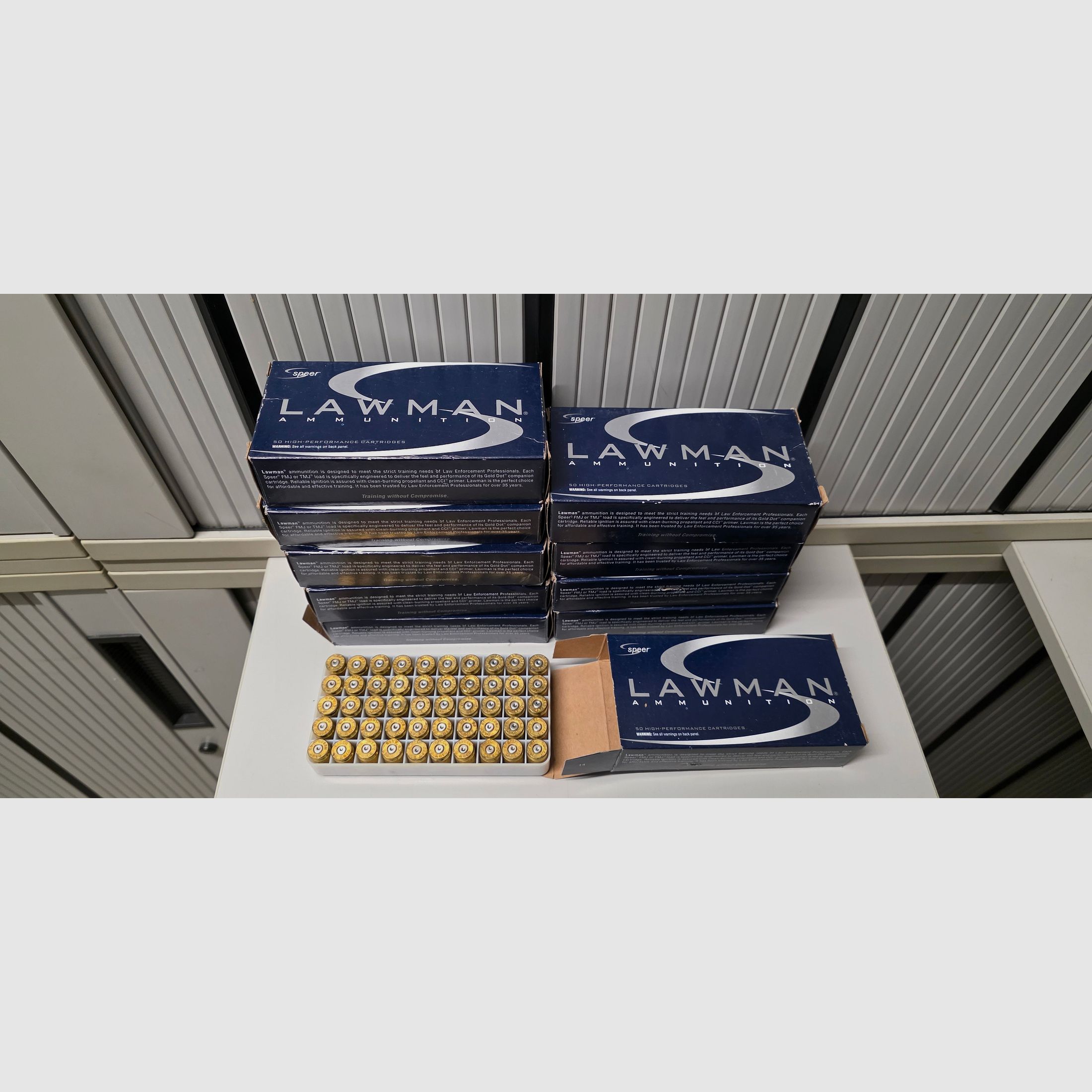 950 pieces. .45 ACP cases