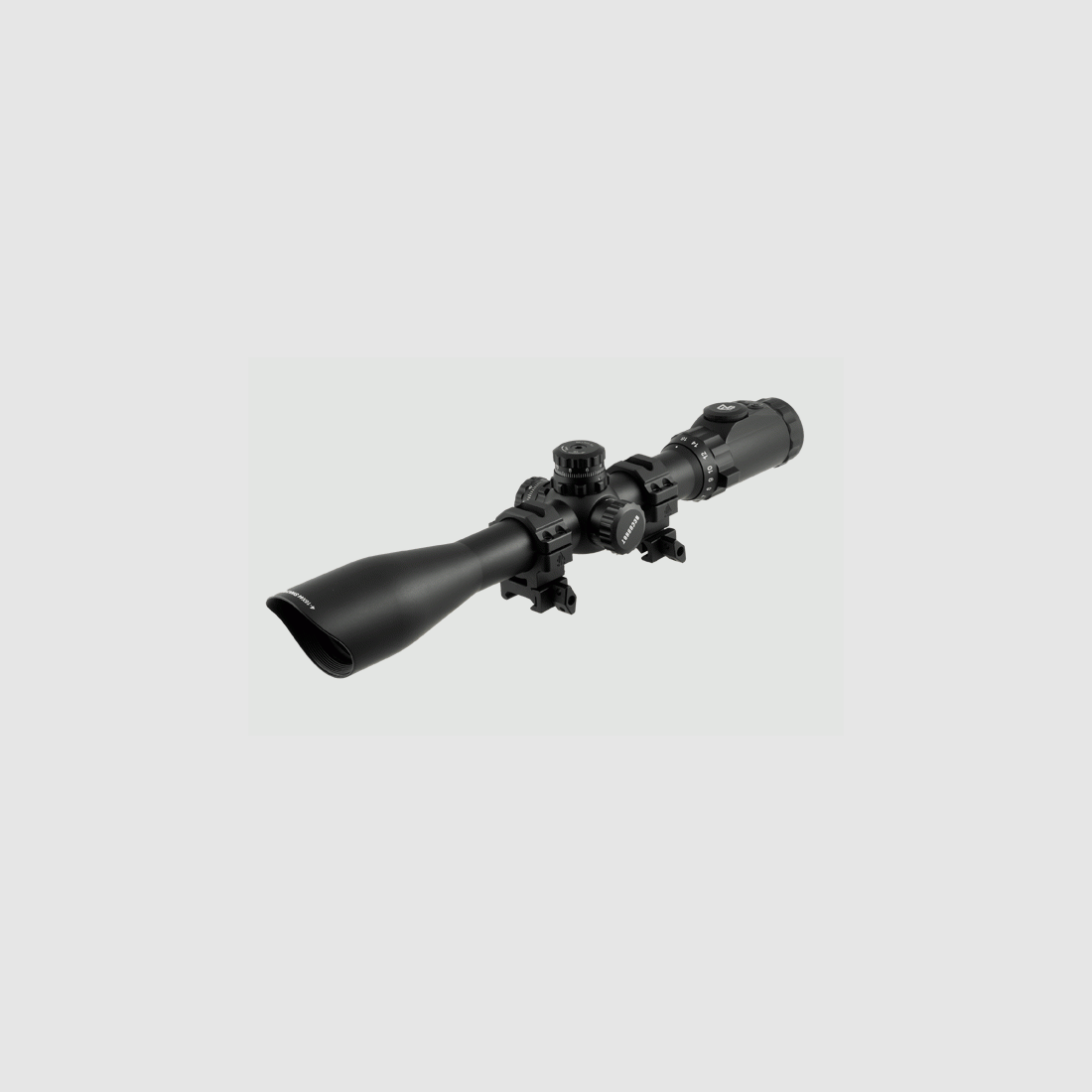 UTG riflescope 4-16x44mm with 36-color Mil-dot, with mount