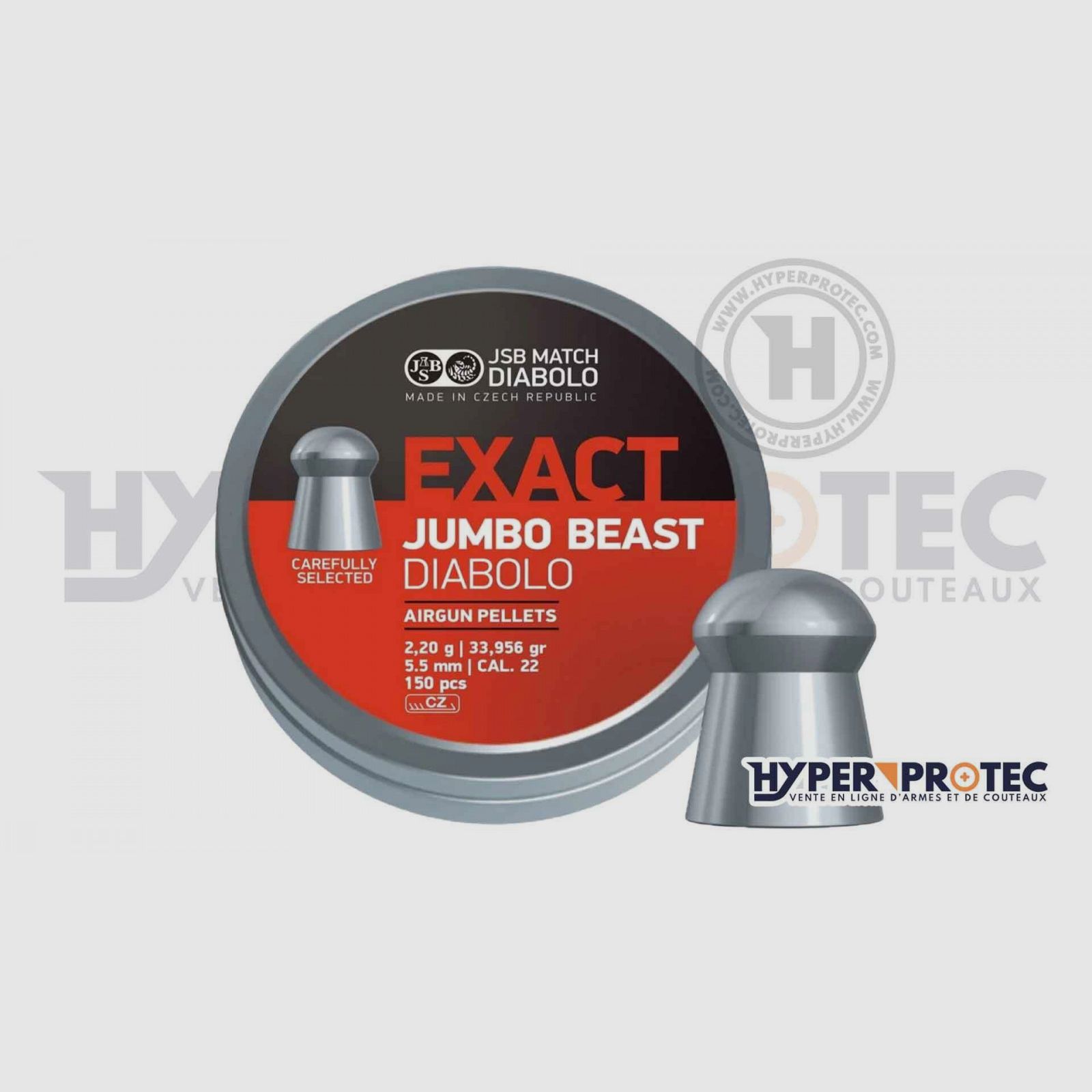 5,5 mm JSB Exact Jumbo Beast Diabolo, afbeelding 2 van 2