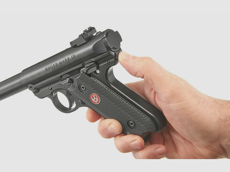 Ruger Mark IV Target 5,5" negro -.22 lfb