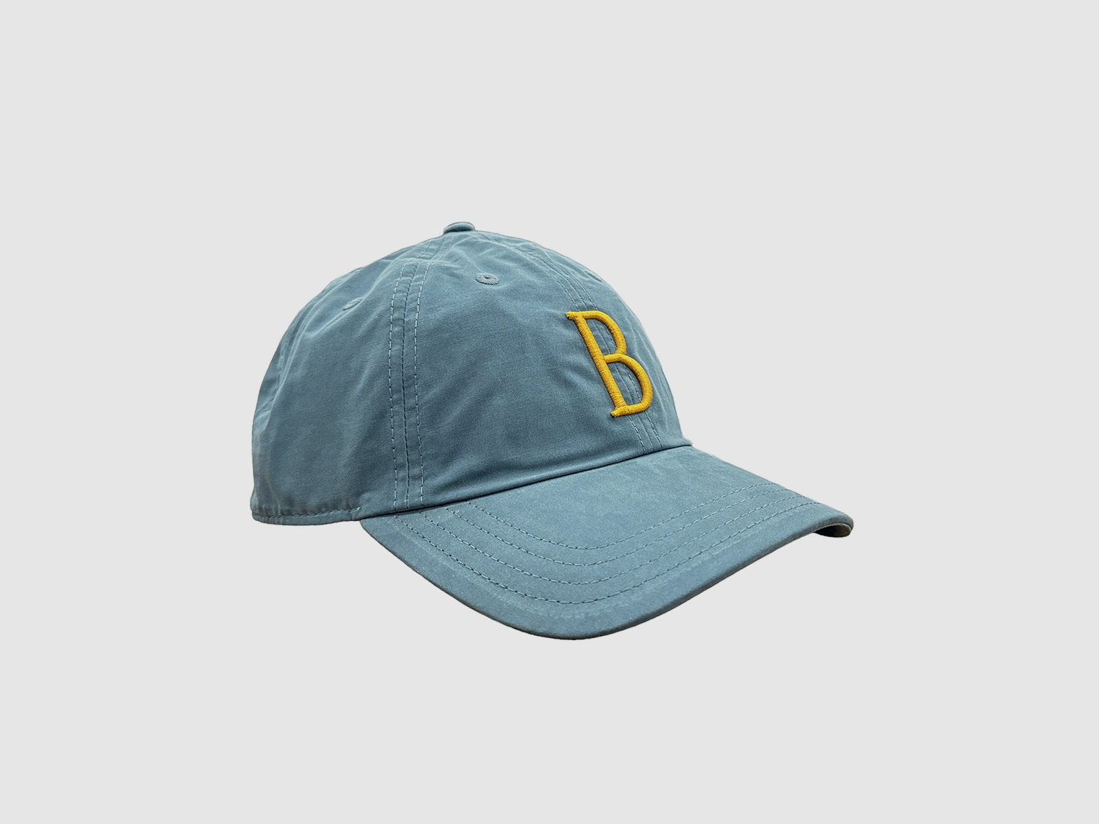 HAT – BERETTA – BIG B CAP Petrol blue & Mustard, image 1 of 2