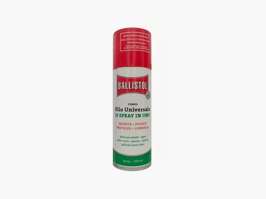 BALLISTOL – OLEJ UNIWERSALNY 10 SPRAY W JEDNYM 200ml