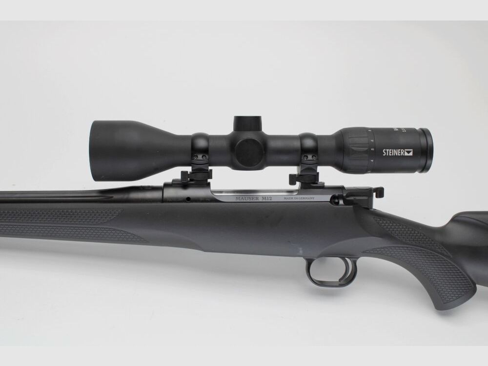 Rep. Büchse Mauser M12 Black Impact Handspanner mit Steiner 2,5-10x50 .308Win
