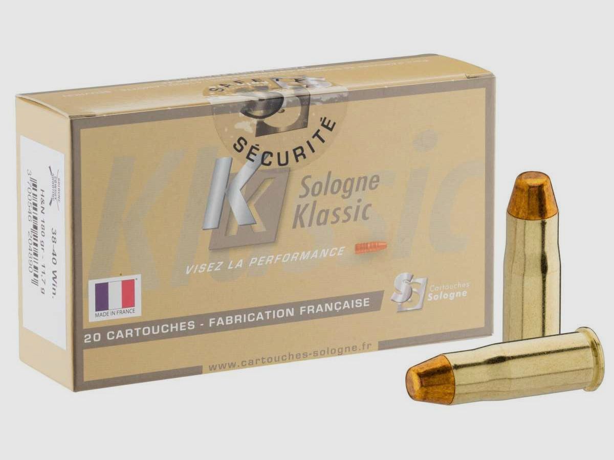 Cartridges Western Sologne - Sologne .44-40 Win FN 200 gr / 13 g, image 2 of 10