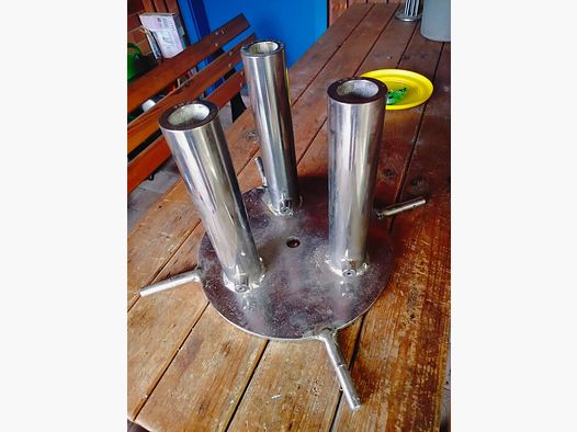 Standböller acciaio inox V2A 3x 40mm Böller