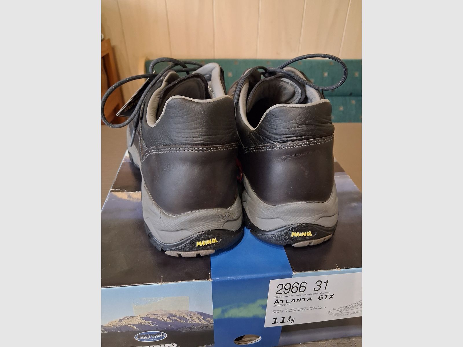 Meindl hiking shoes Atlanta GTX size 46.5