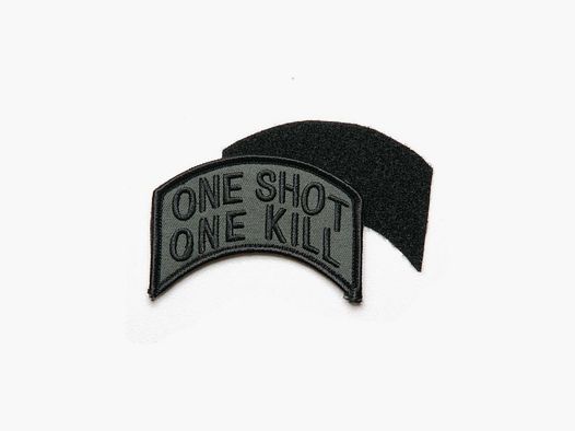 One Shot One Kill - écusson en tissu olive