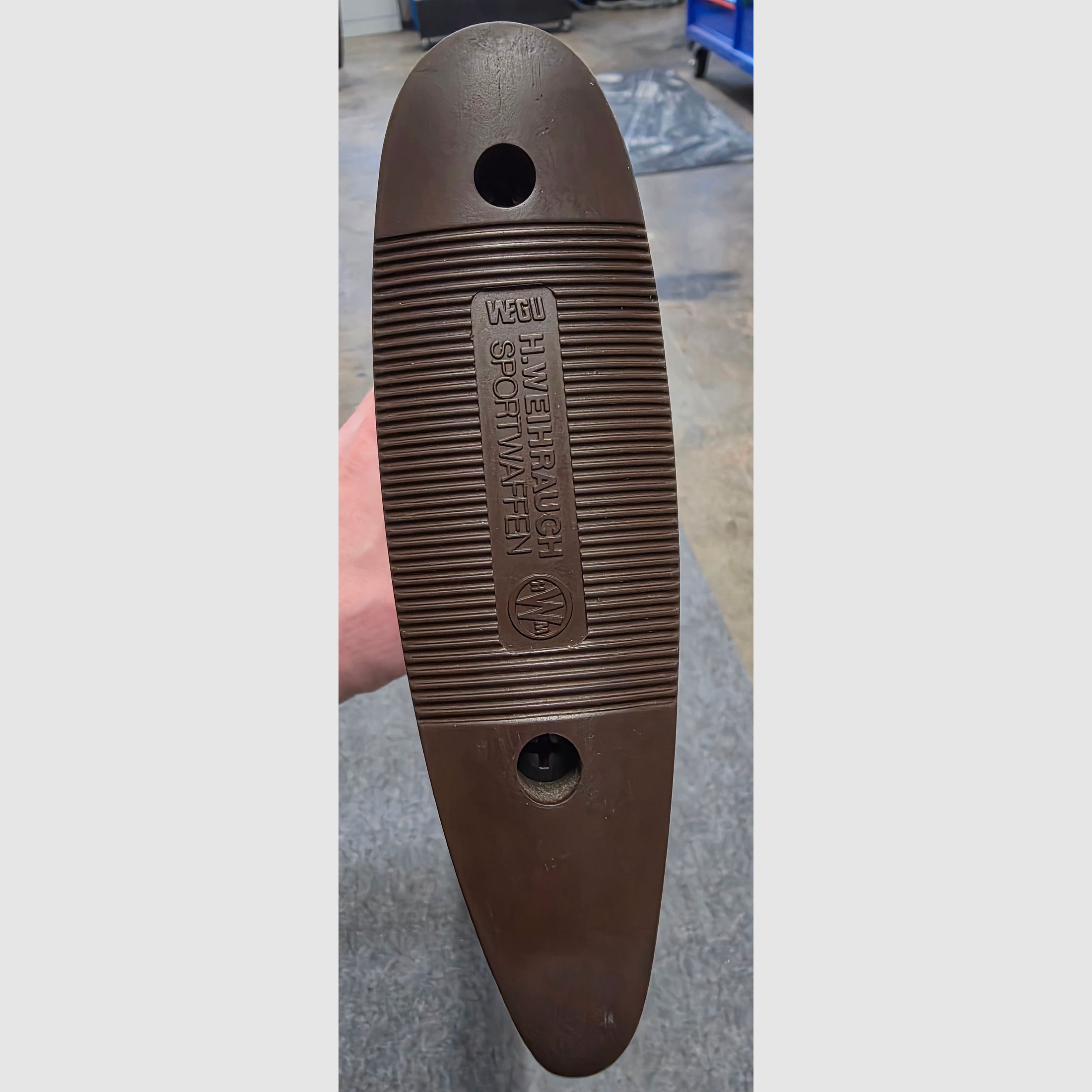 With rare luxury stock Weihrauch HW 35 from 1968 without F-mark break barrel air rifle caliber 4.5 mm HW35