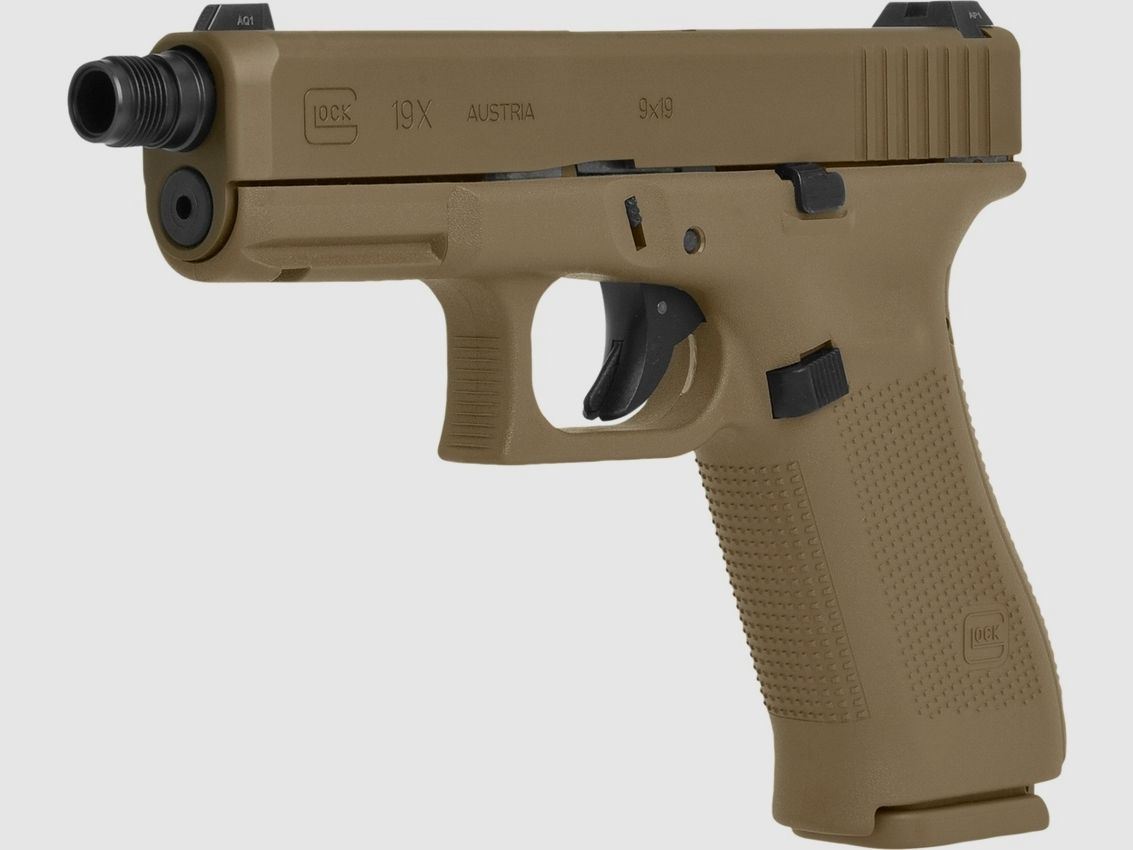 Pistolet Glock 19X Sights en Polymère avec Canon Fileté M13.5×1 L – 9 mm Para, image 2 sur 4