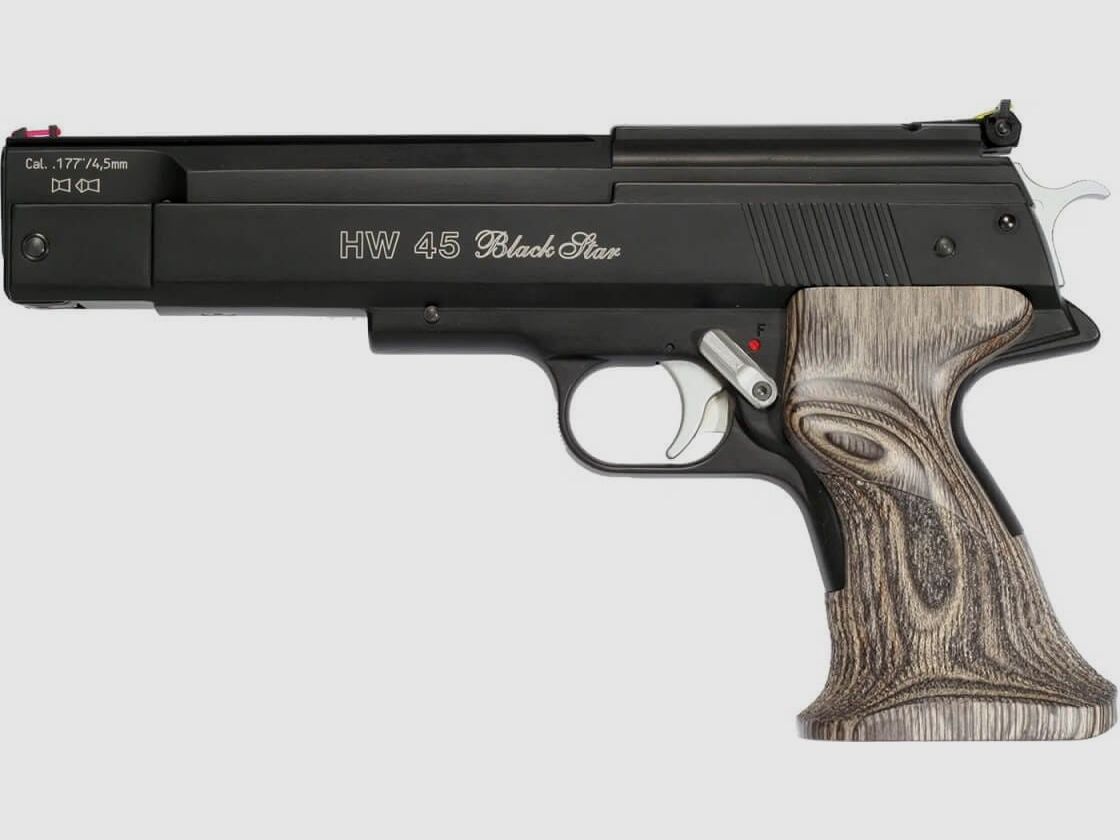 Weihrauch HW 45 Black Star air pistol cal. 4.5 mm diabolo