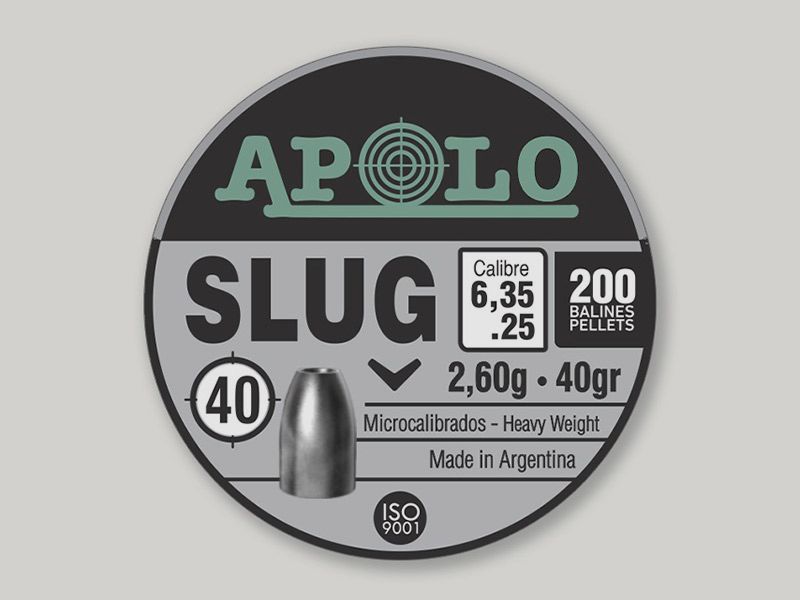 Hohlspitz Diabolos Apolo Slug Kaliber 6,35 mm 2,6 g glatt 200 StĂĽck
