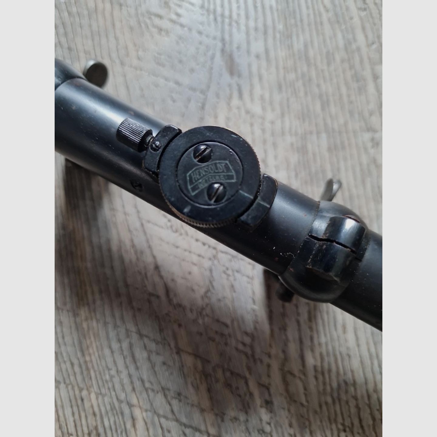 Hensoldt Wetzlar Klein-Dialyt 2¾× scope No. 38690 with mount