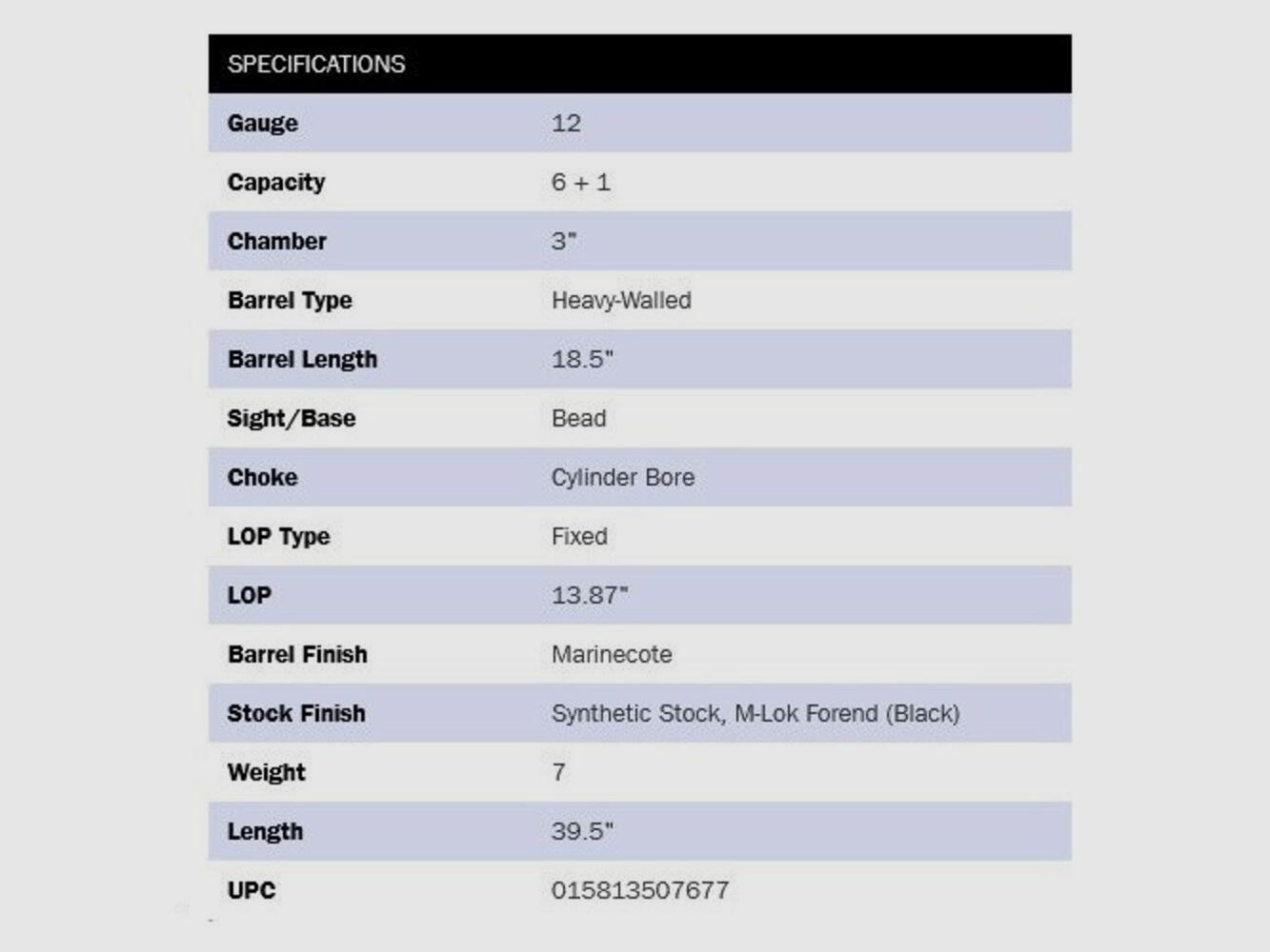 Mossberg 590A1 Marine 18,5" (5 Zoll) M-Lok 12/76